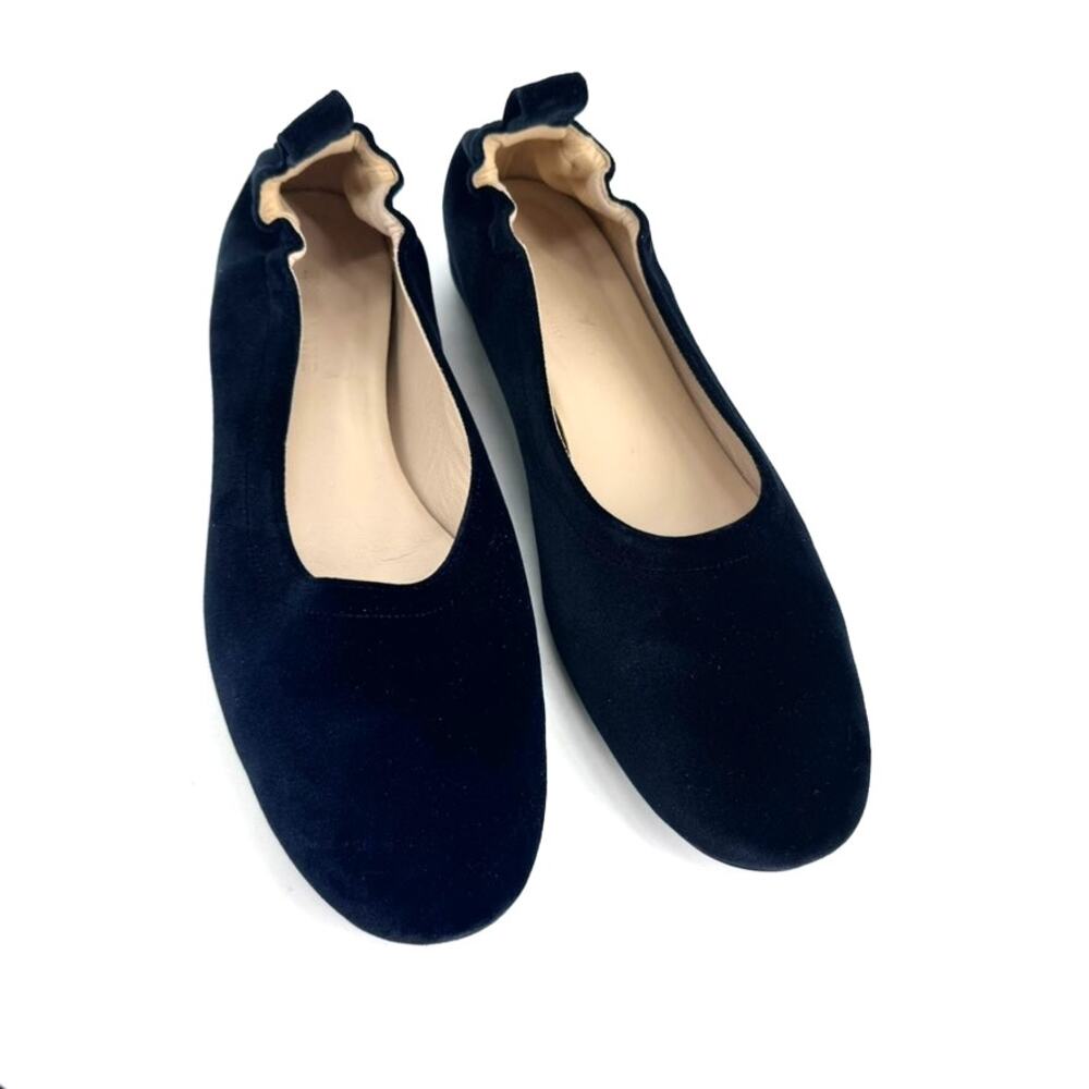 Everlane Velvet Day Flat Size 8.5 Navy Blue